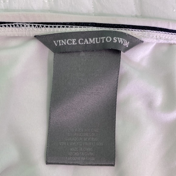 Black & White Stripped Vince Camuto 2 Piece Bathing Suit w/ Adjustable Strap - Picture 9 of 10